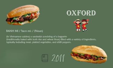 Bánh mì Việt Nam vào từ điển Oxford