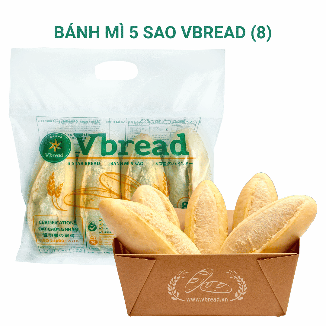 BÁNH MÌ ĐÔNG LẠNH O'SMILE ĐÓNG GÓI TIỆN LỢI