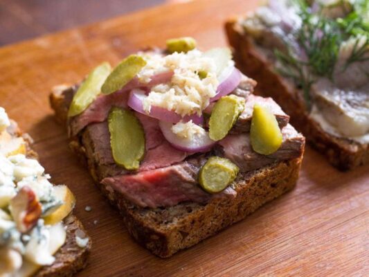 Smørrebrød, Đan Mạch