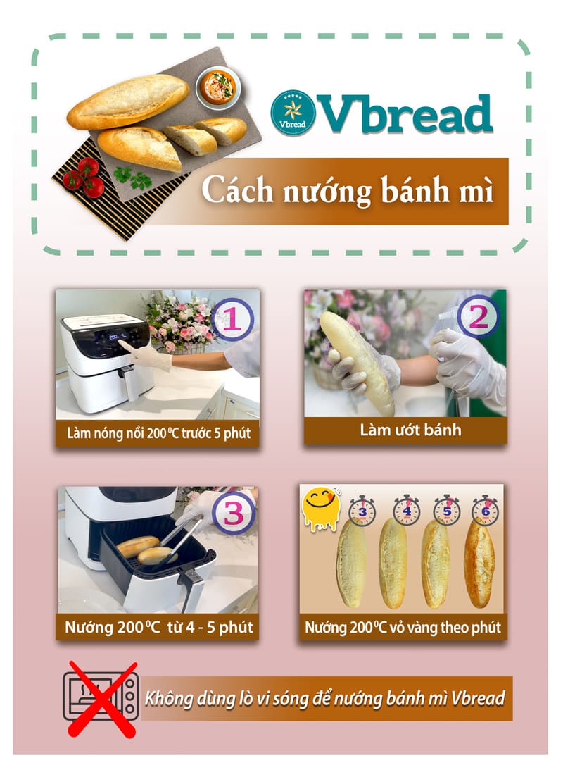 cach nuong banh mi vbread
